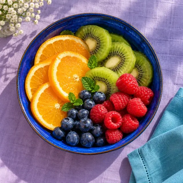 Fruit bowl photograph: PNG photograph
