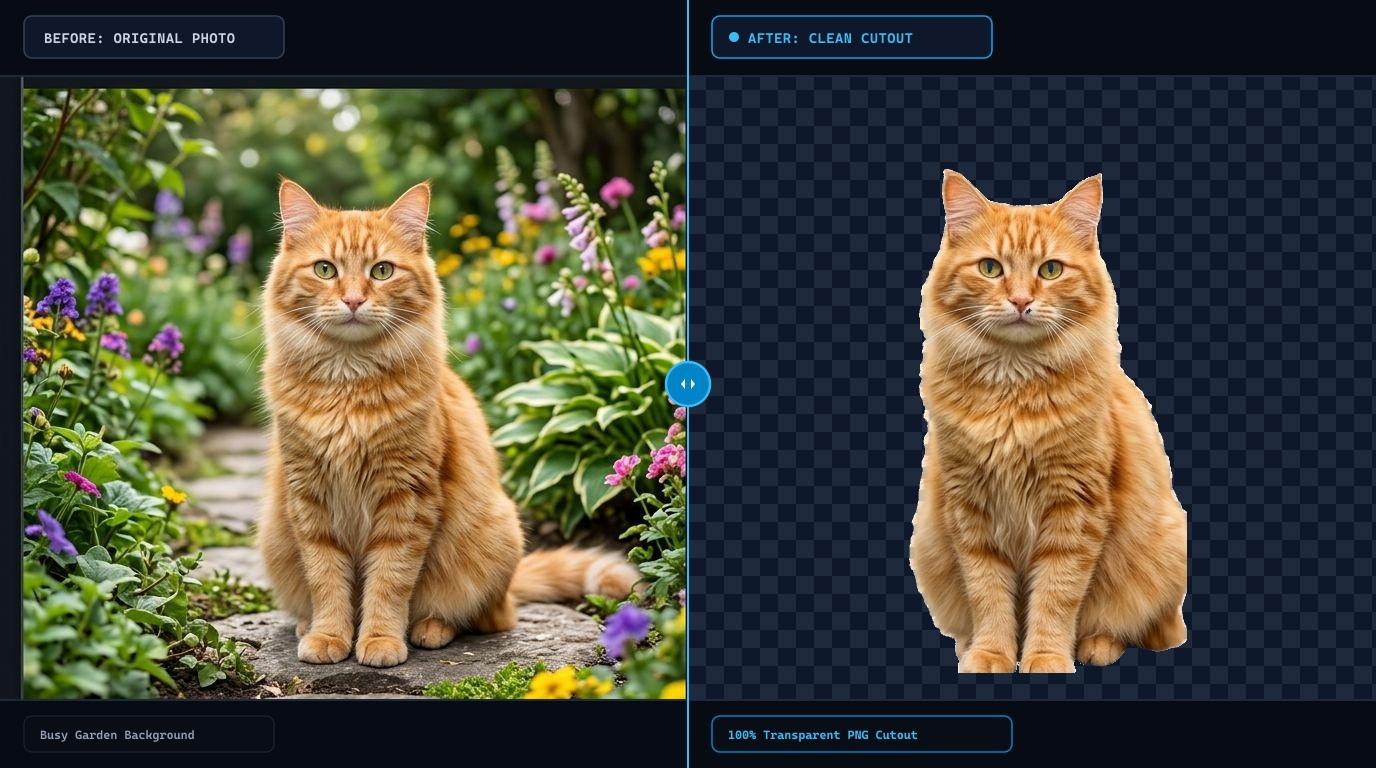 Background Remover Before and After